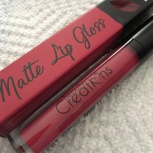 beauty creations matte liquid lip gloss in kiss me